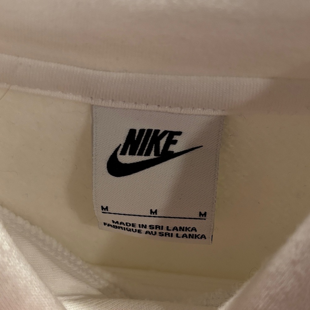Nike Men's Classic White Hoodie - Picture 2 of 3
